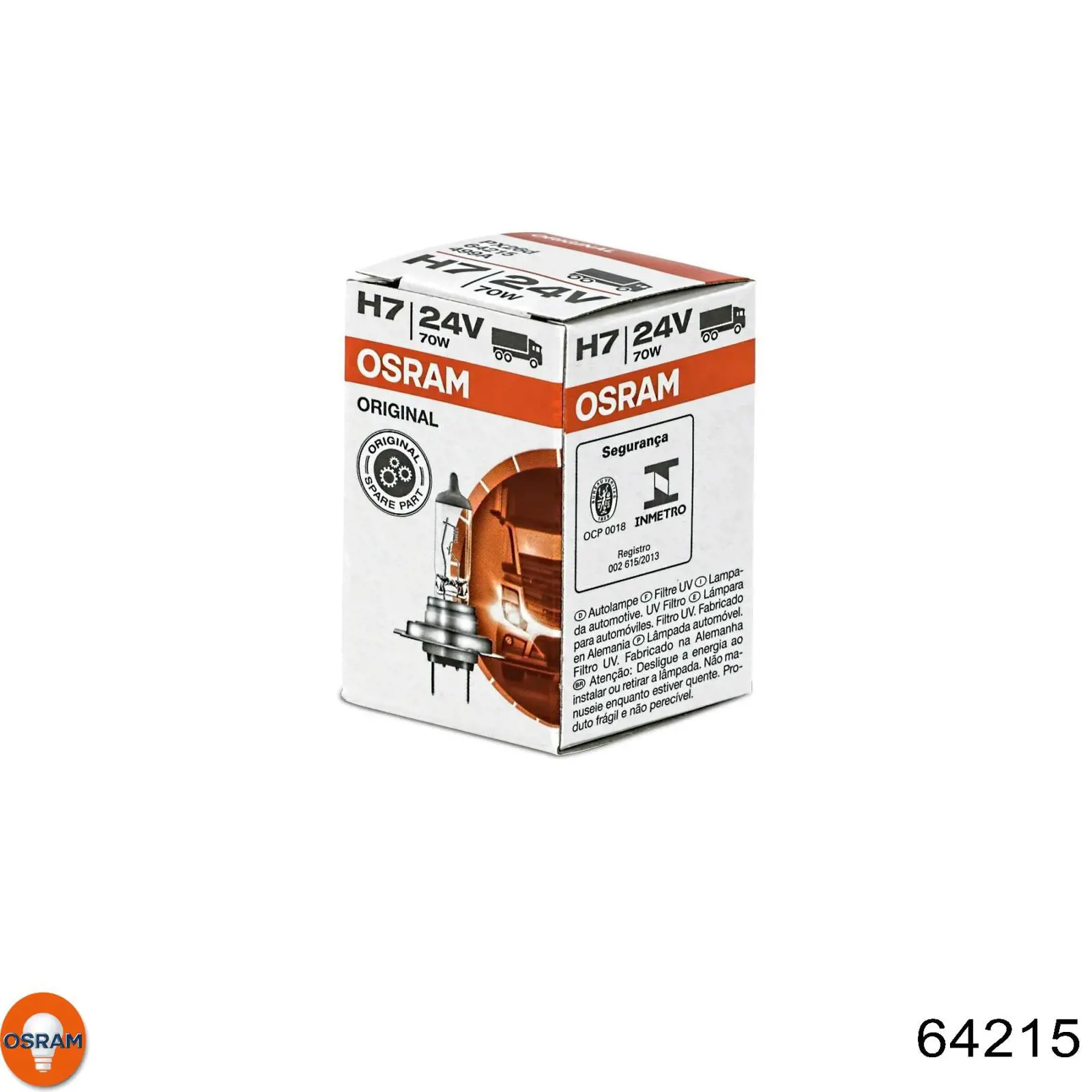 Lámpara halógena 64215 Osram