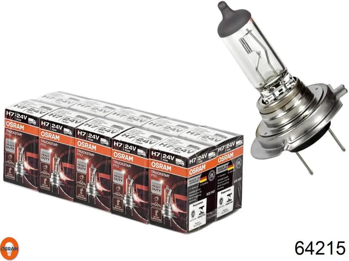 Lámpara halógena 64215 Osram