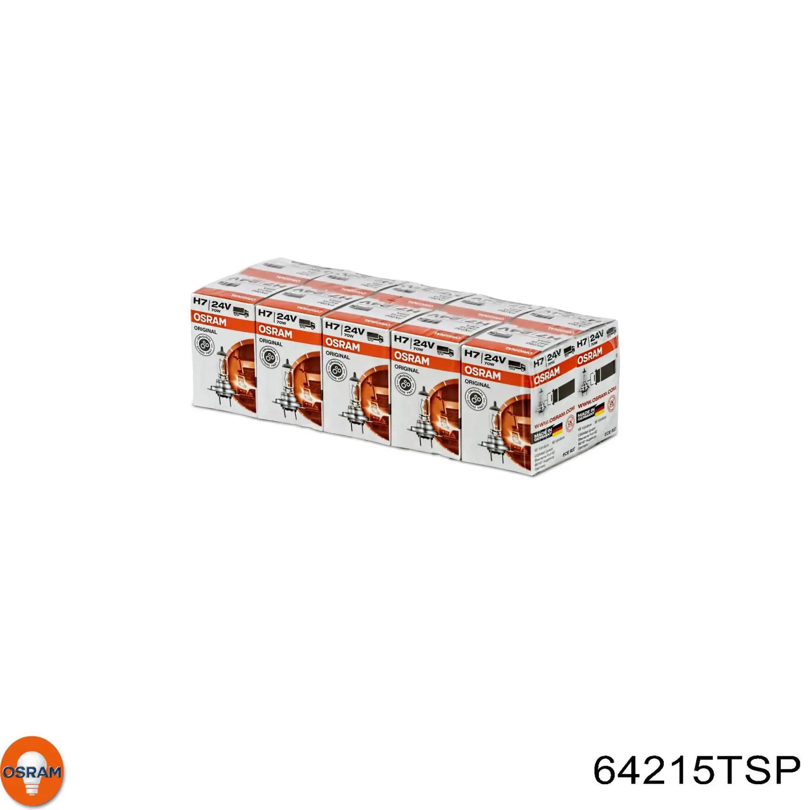 Lámpara halógena 64215TSP Osram