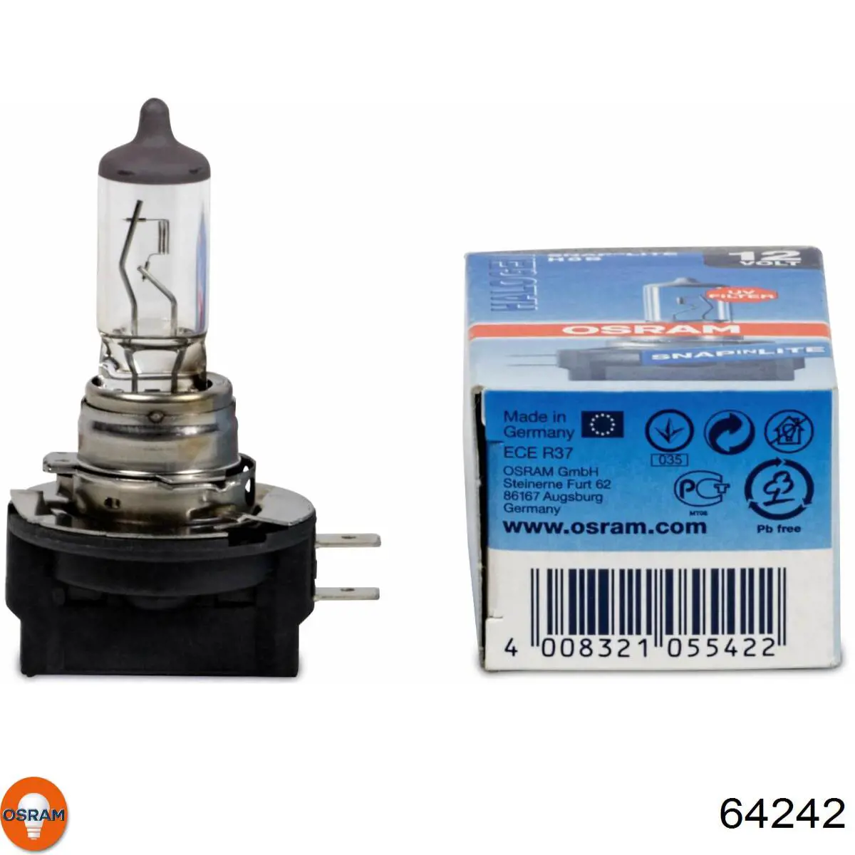 Lámpara halógena 64242 Osram