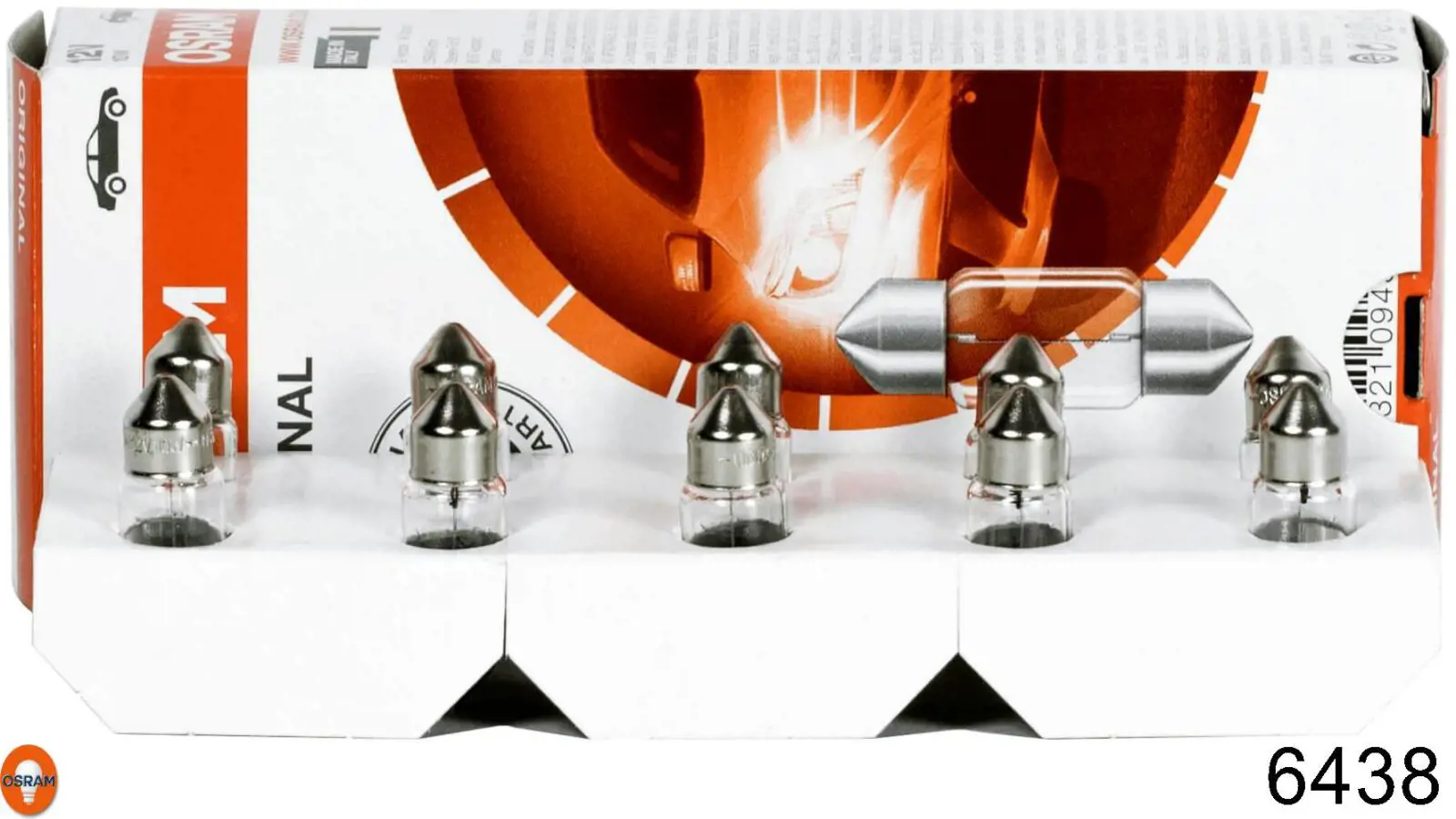 Lámpara de luz interior de cabina Osram 6438 precio, desde 2,93 EUR