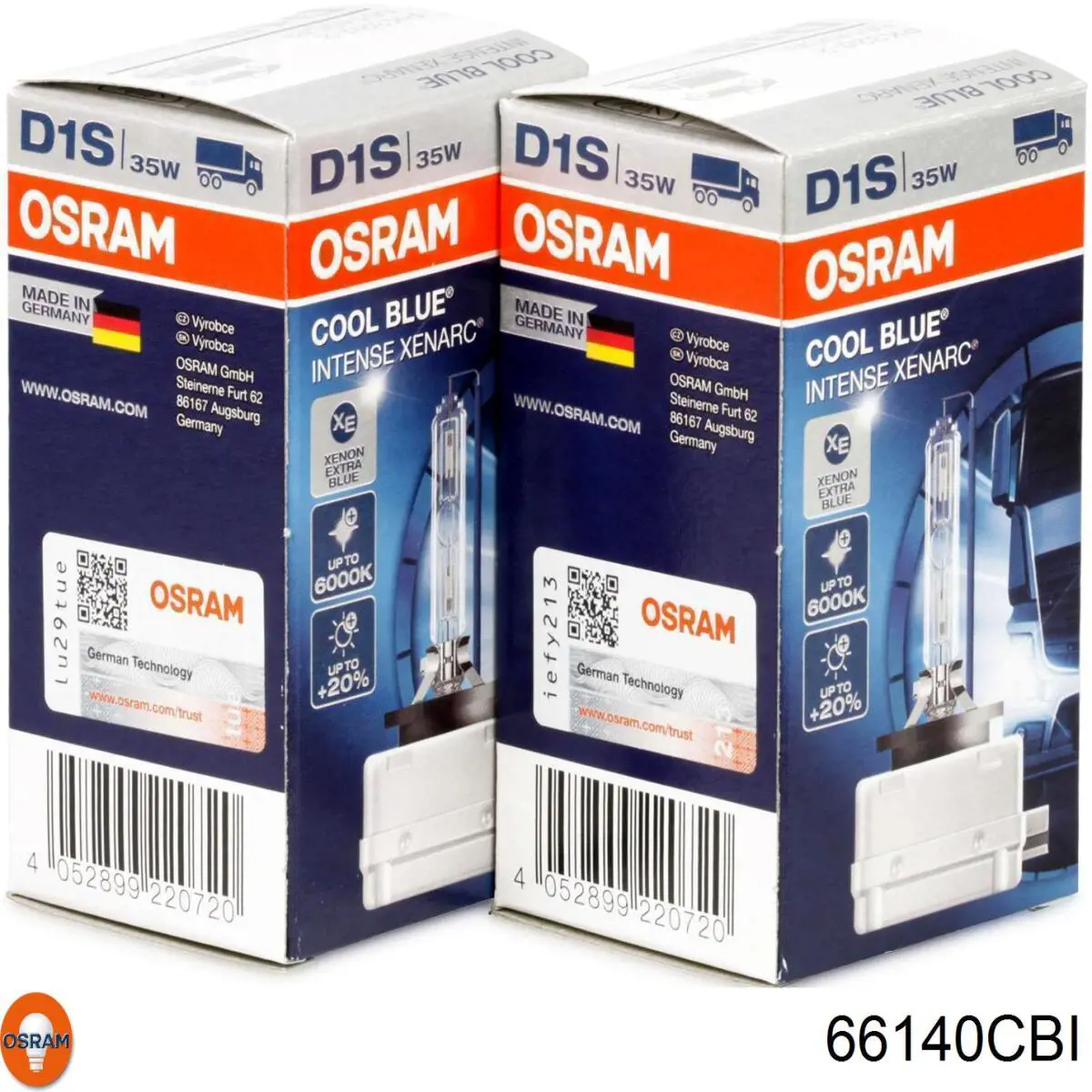 66140CBI Osram Bombilla de xenón