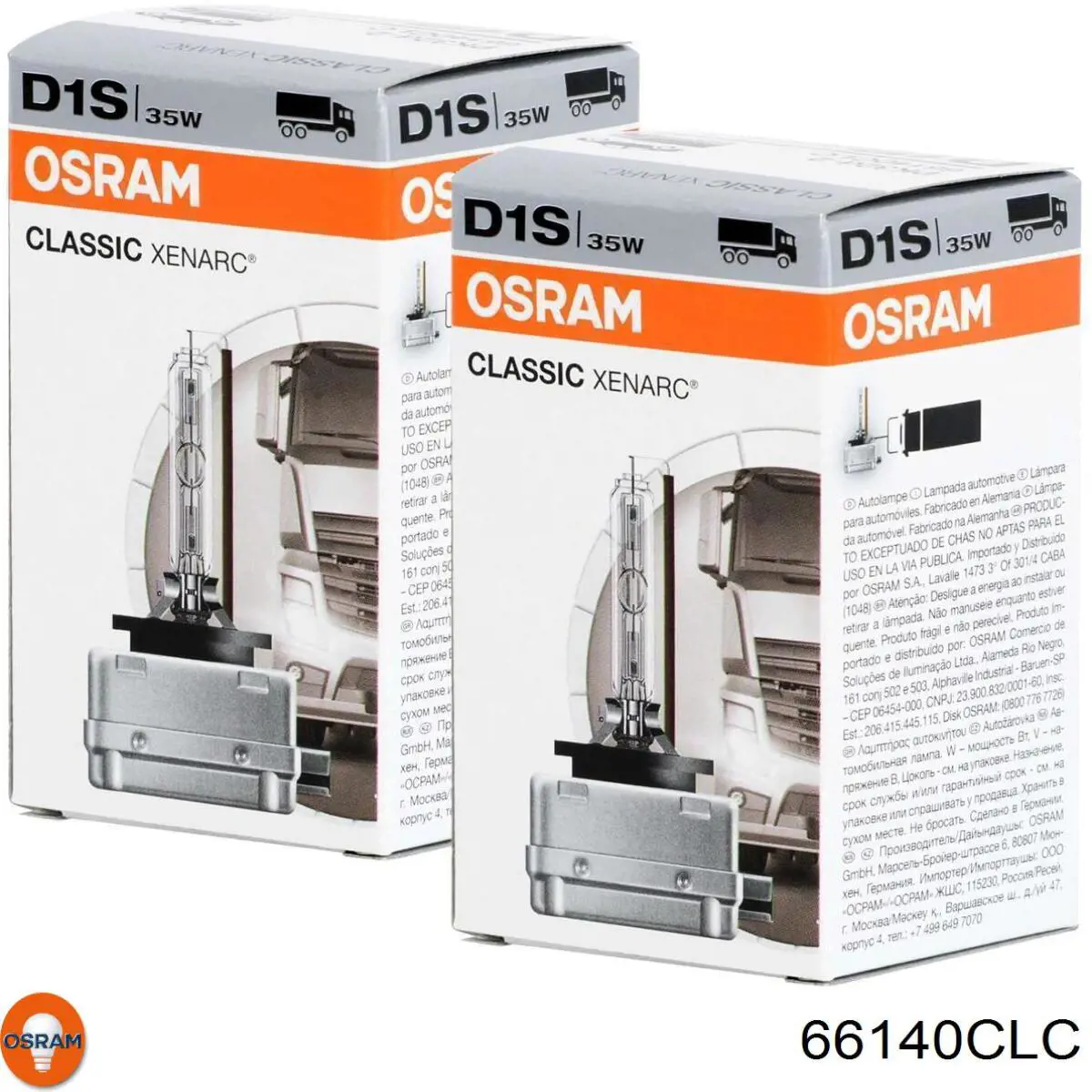 Lampara de xenon Osram 66140CLC