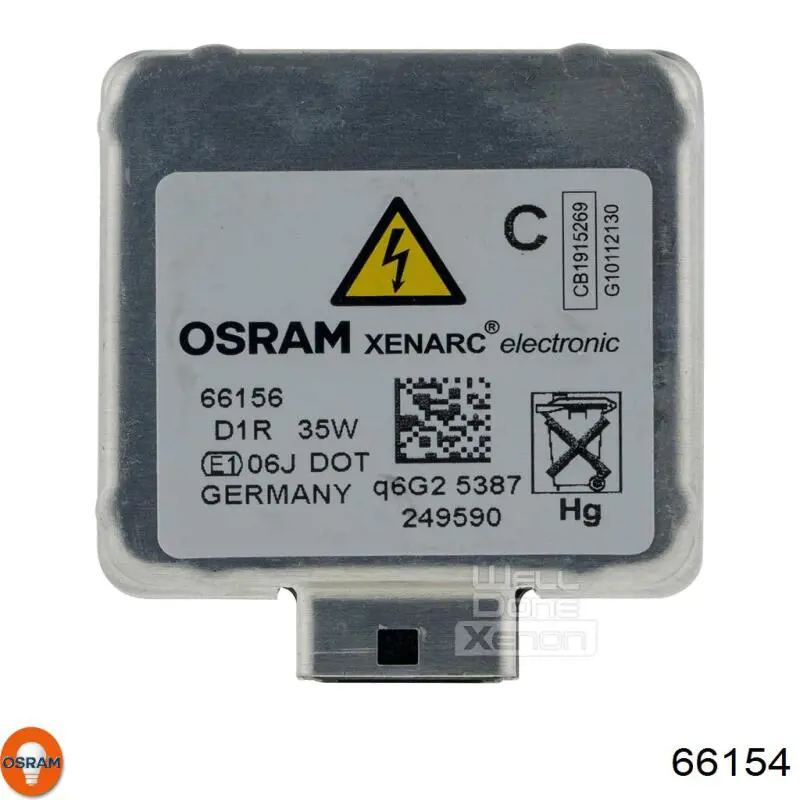 66154 Osram bombilla de xenon