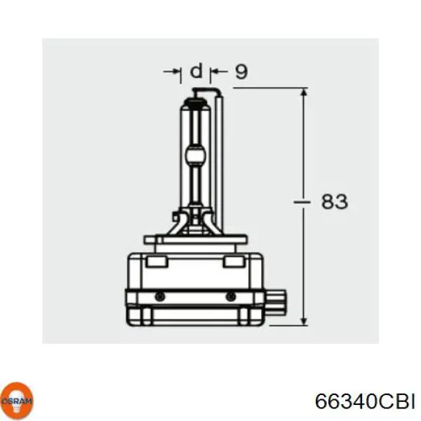 Comprar 66340CBI Osram Bombilla de xenón