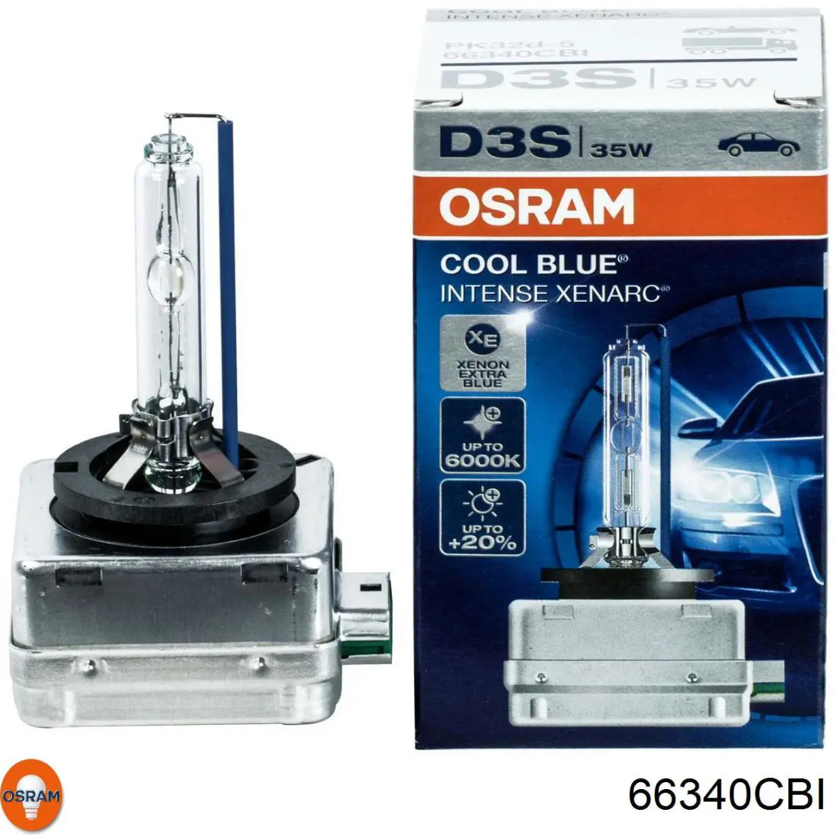 66340CBI Osram bombilla de xenon