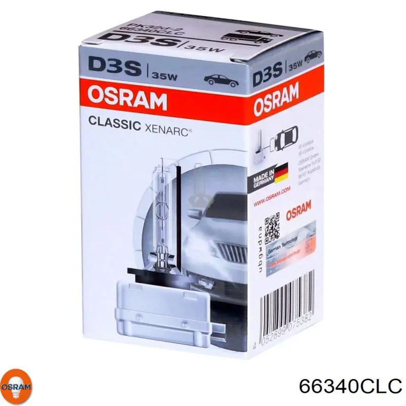 Bombilla de xenón Osram 66340CLC precio, desde 54,00 EUR