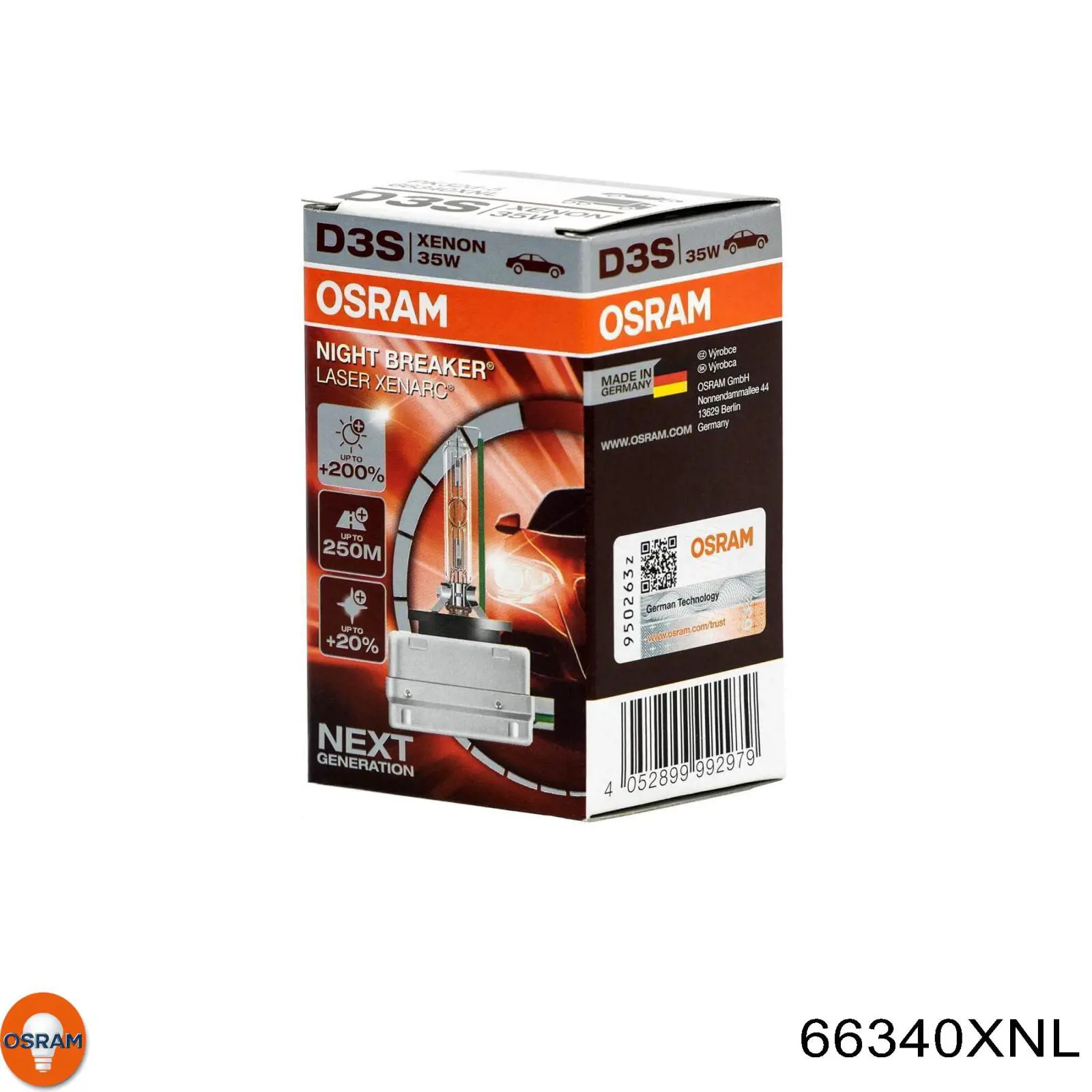 Bombilla de xenón 66340XNL Osram