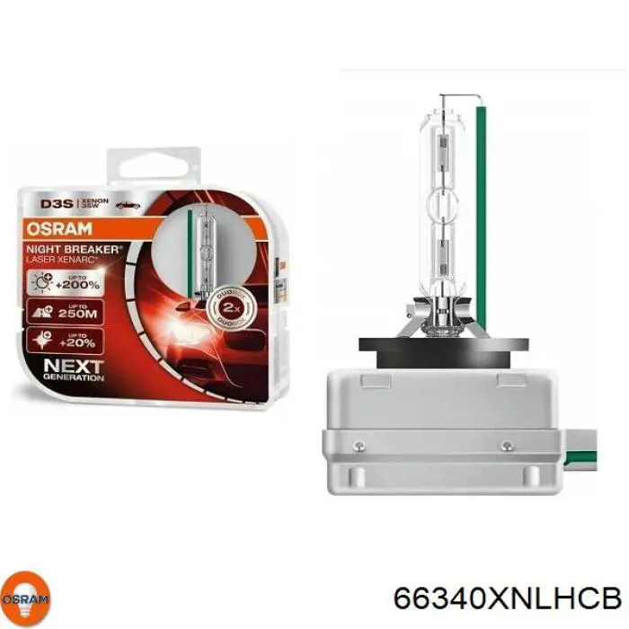 66340XNLHCB Osram bombilla de xenon