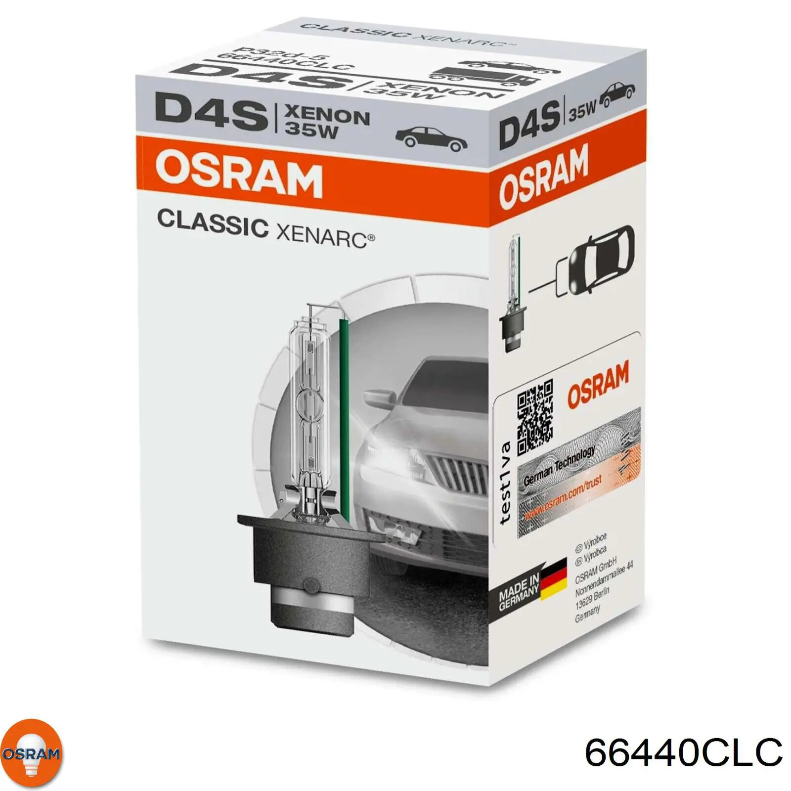 Bombilla de xenón 66440CLC Osram