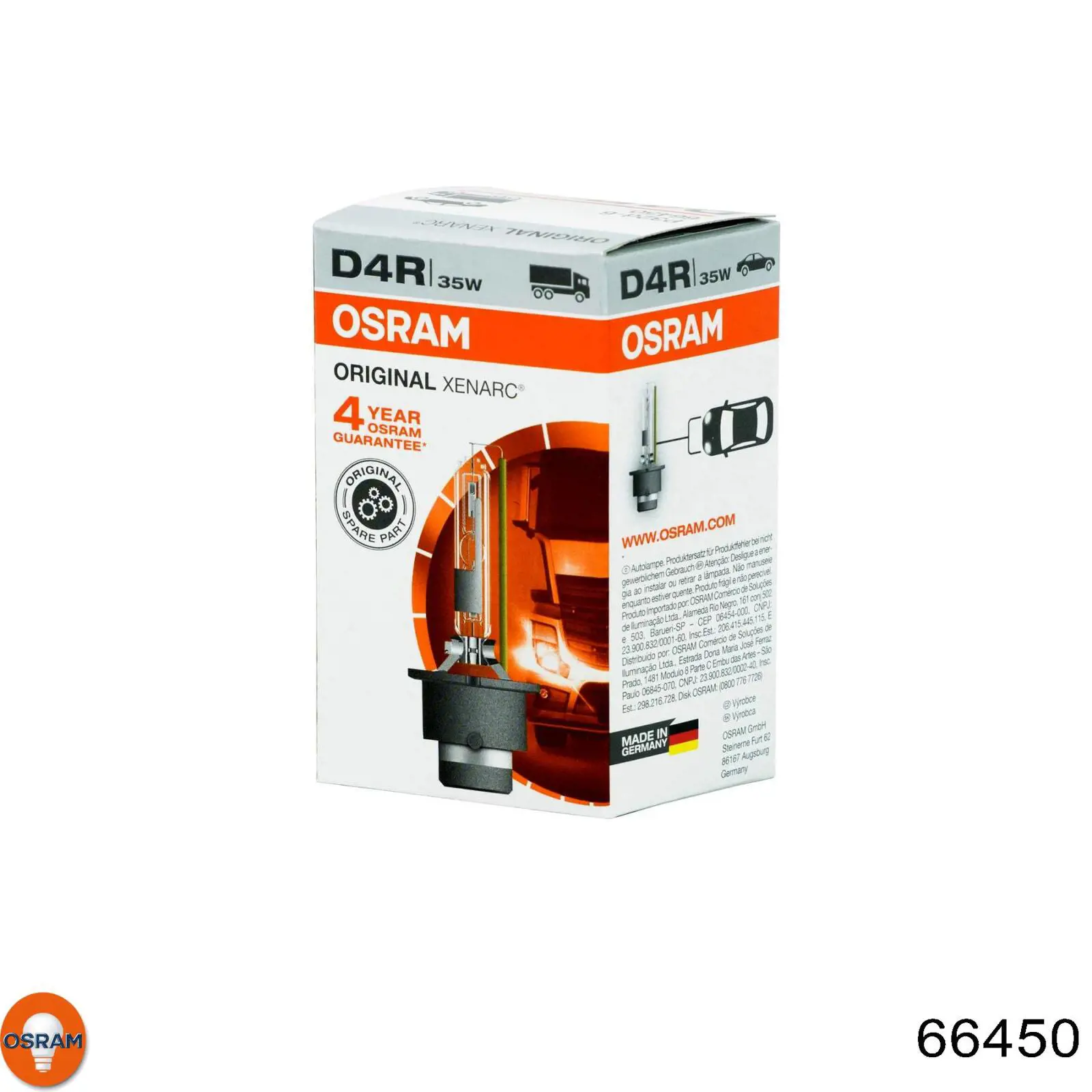 Comprar 4008321349576 Osram Bombilla de xenón