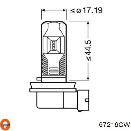 Bombilla LED Osram 67219CW