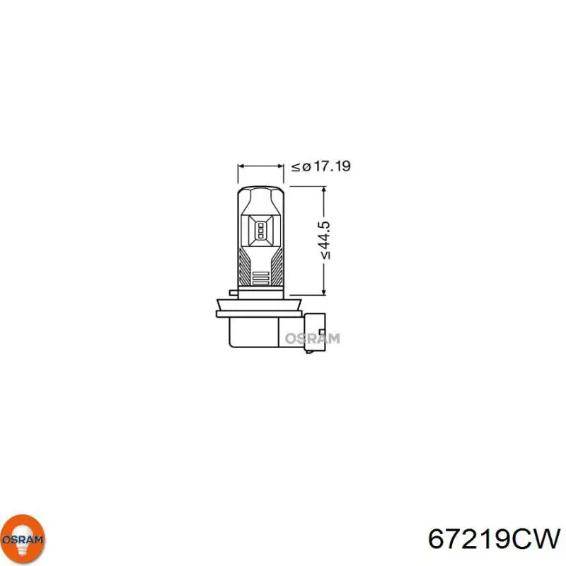 Bombilla LED 67219CW Osram