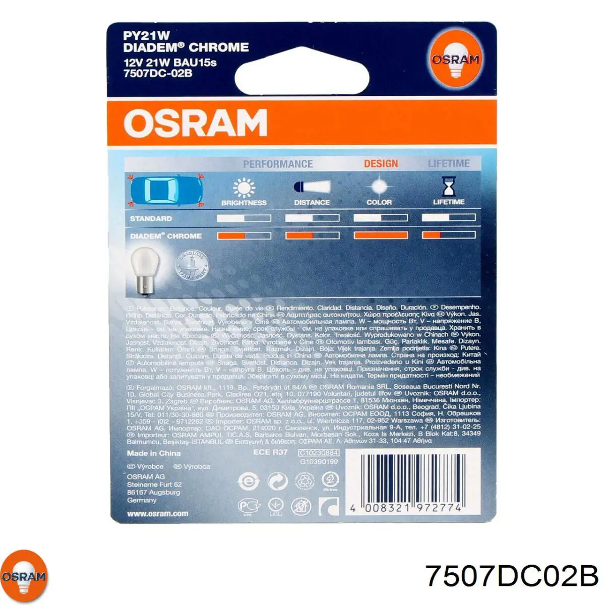 Lámpara Osram 7507DC02B