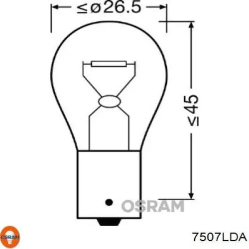 Bombilla 7507LDA Osram