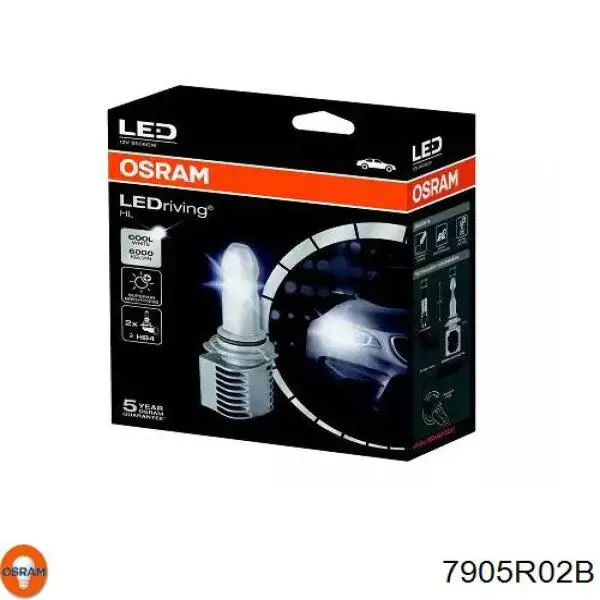 Bombilla de diodo (LED) OSRAM 7905R02B