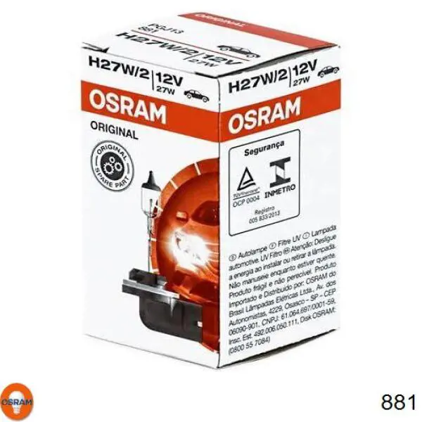 Bombilla de faro Osram 881 precio, desde 6,19 EUR