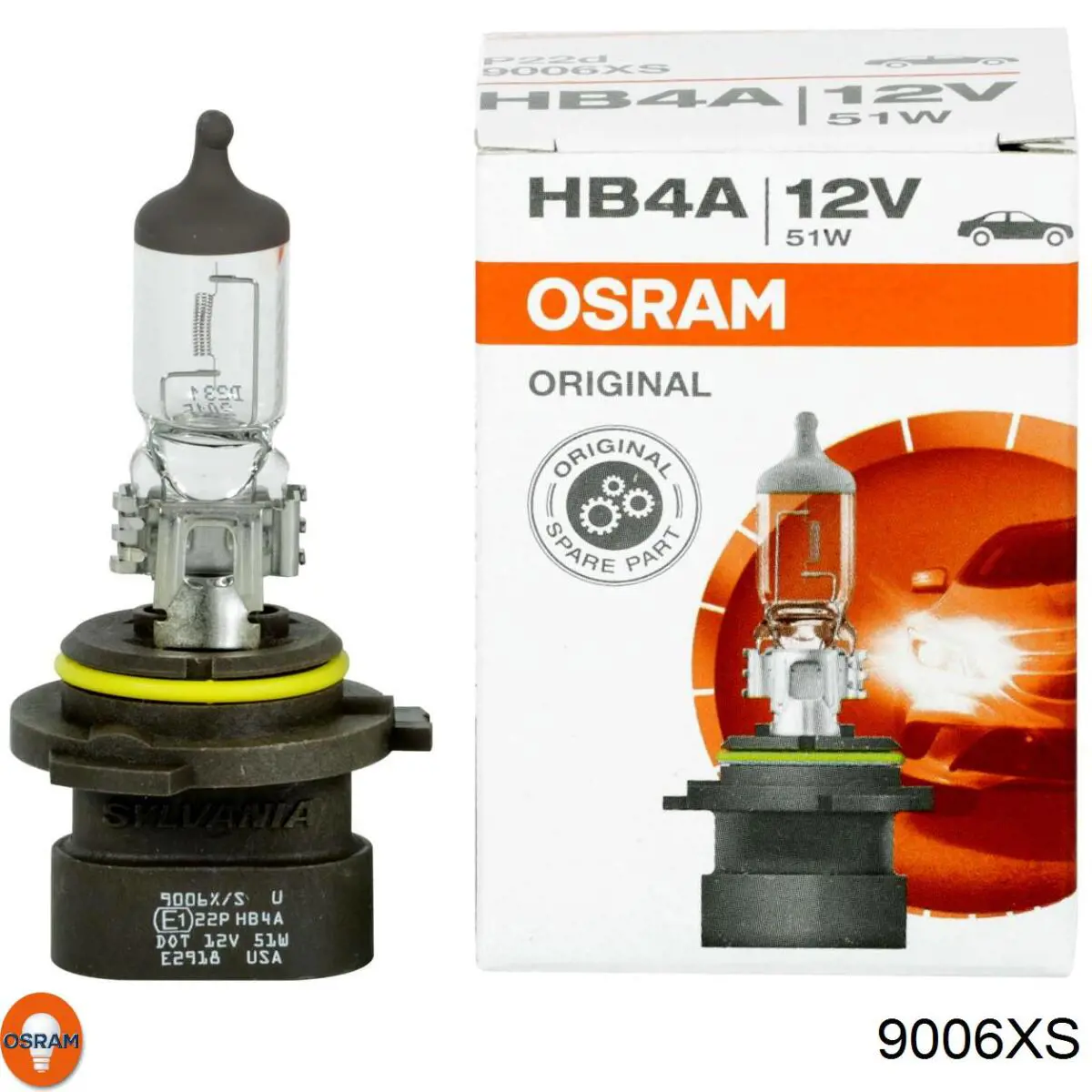 Lámpara halógena Osram 9006XS
