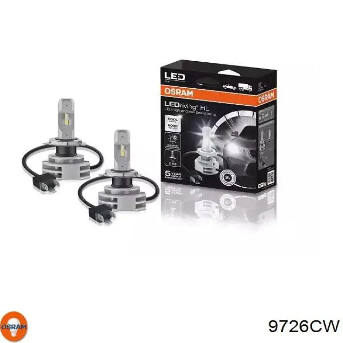 9726CW Osram bombilla de xenon