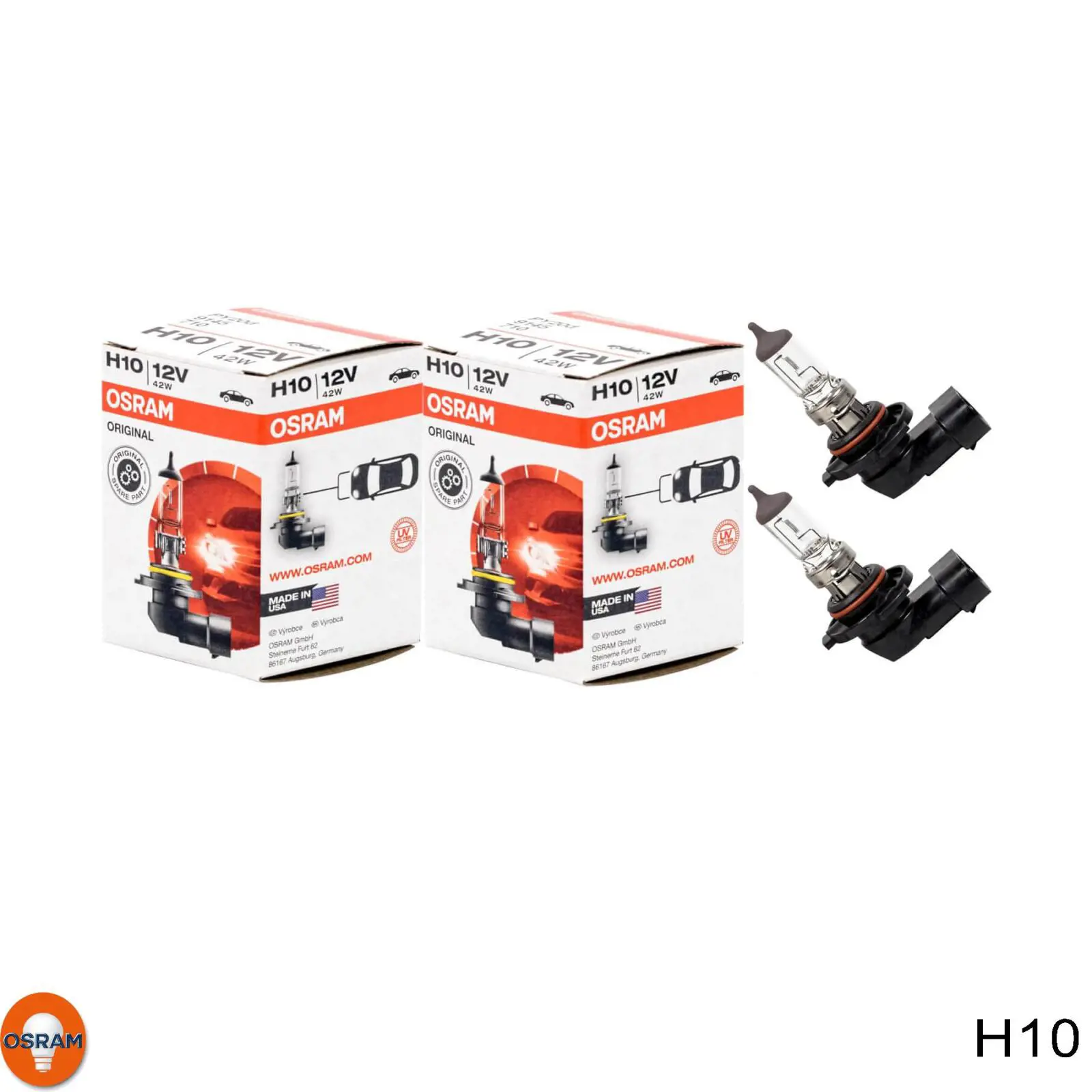 h10 Osram bombilla