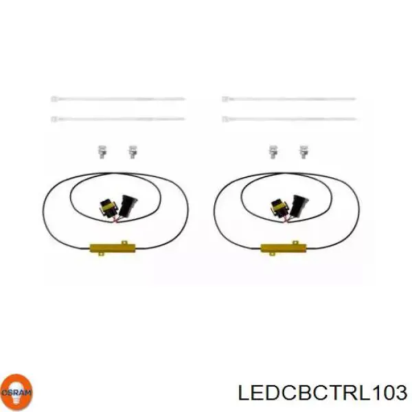 LEDCBCTRL103 Osram cableado de luz foco antiniebla delantero