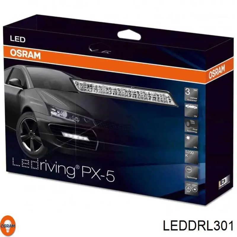 LEDDRL301 Osram Juego de faros tuning, 2 piezas