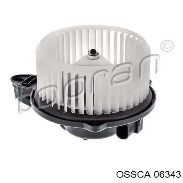 06343 Ossca motor eléctrico, ventilador habitáculo