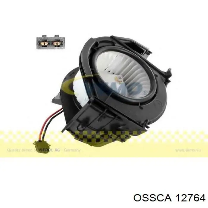 12764 Ossca motor eléctrico, ventilador habitáculo