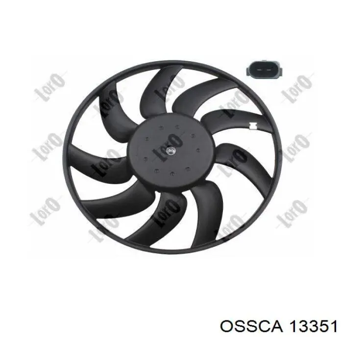 13351 Ossca ventilador (rodete +motor refrigeración del motor con electromotor, izquierdo)