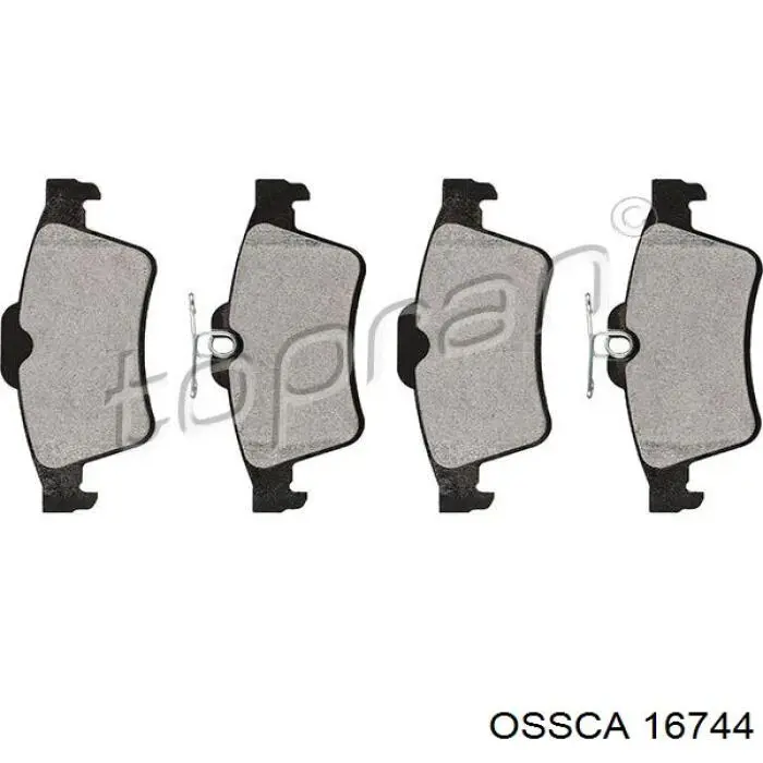 16744 Ossca sensor abs trasero derecho