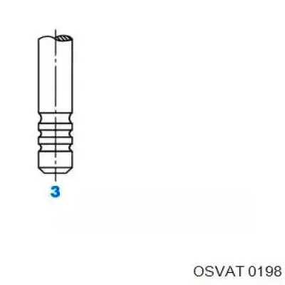 0198 Osvat válvula de admisión