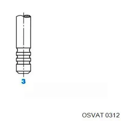 0312 Osvat válvula de admisión