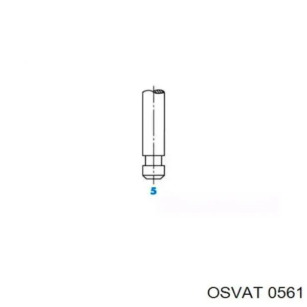 0561 Osvat válvula de admisión