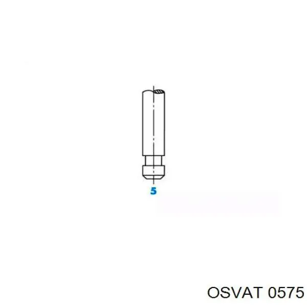 0575 Osvat válvula de admisión