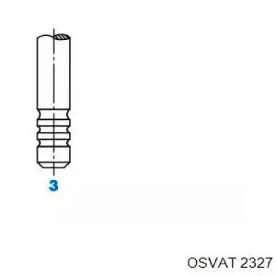 2327 Osvat válvula de admisión