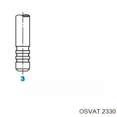 2330 Osvat válvula de escape