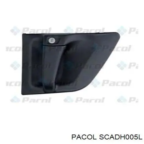 Manija exterior izquierda de puerta delantera 2371254 Scania