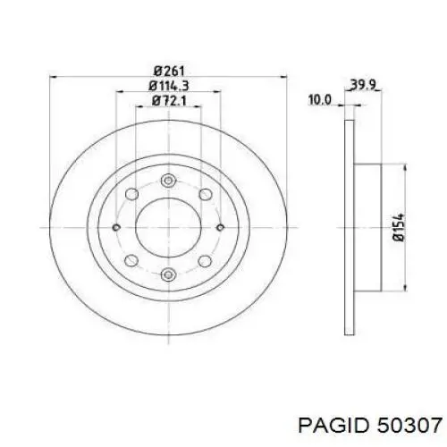 Disco de freno trasero Japan Parts DPK08C precio, desde 62,82 EUR