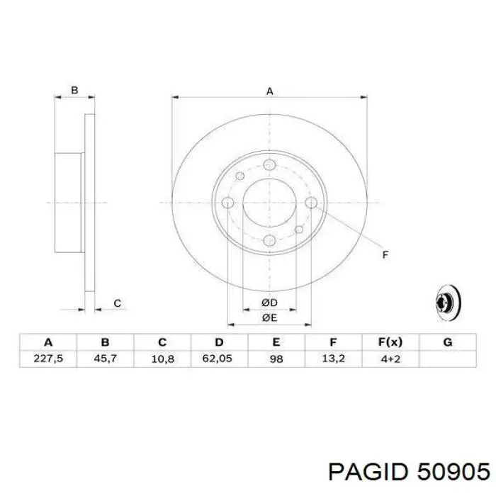 Comprar DP23001 Brembo Freno de disco delantero