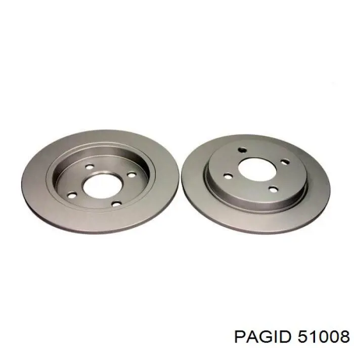 Disco de freno trasero Ford Sierra 1 GBC