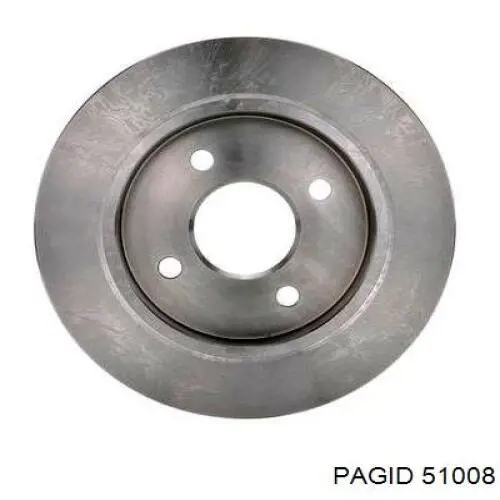 Disco de freno trasero Ford Sierra 1 GBC