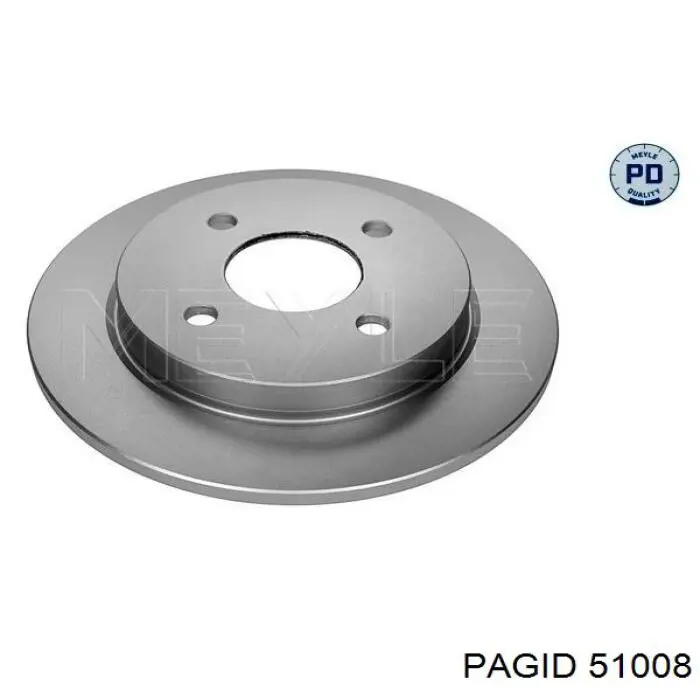 Disco de freno trasero Ford Sierra 1 GBC