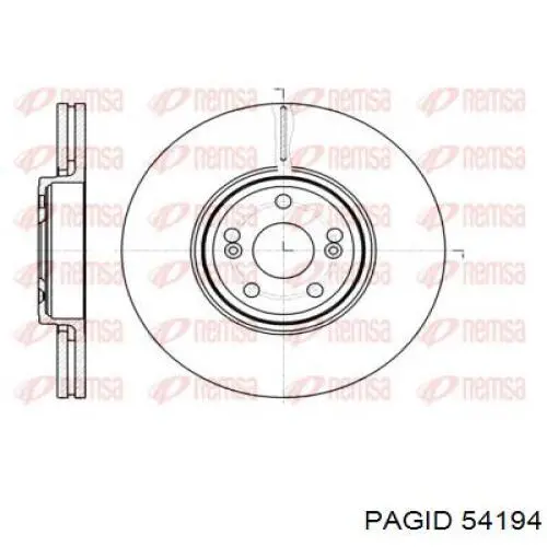 Freno de disco delantero Renault Espace 4 JK0