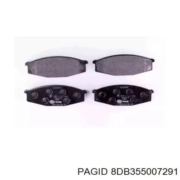 Pastillas de freno delanteras Nissan Patrol Y60