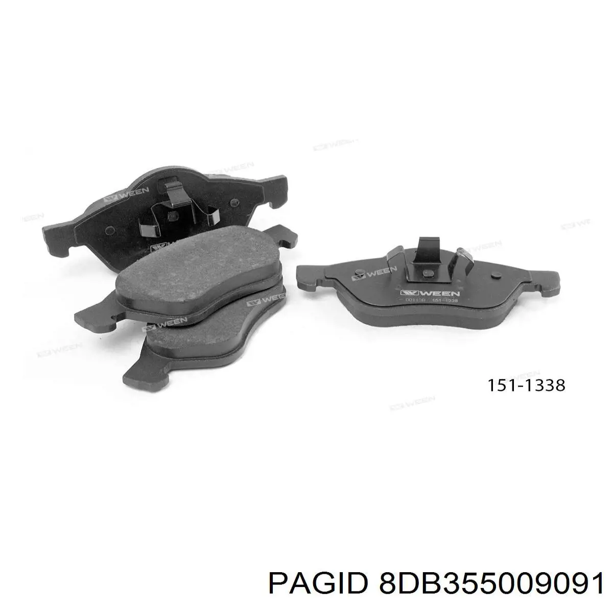 Pastillas de freno delanteras Renault Laguna 2 BG0, BG1