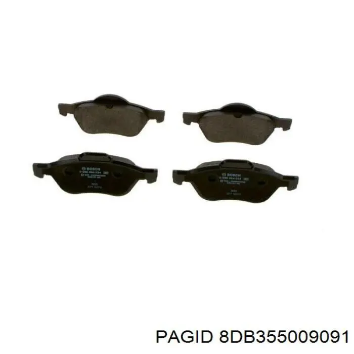 Pastillas de freno delanteras Renault Laguna 2 BG0, BG1