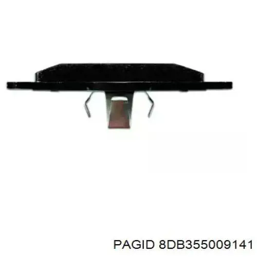 8DB 355 009-141 HELLA-PAGID pastillas de freno delanteras