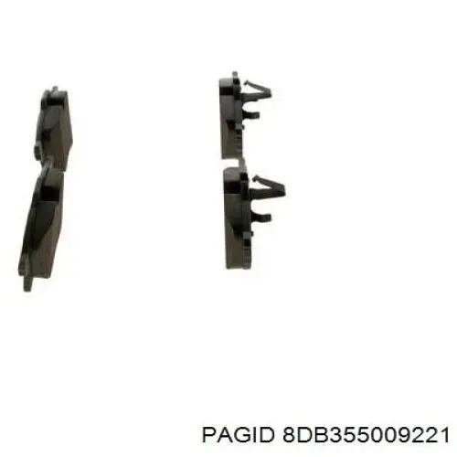 Pastillas de freno delanteras Opel Corsa X12