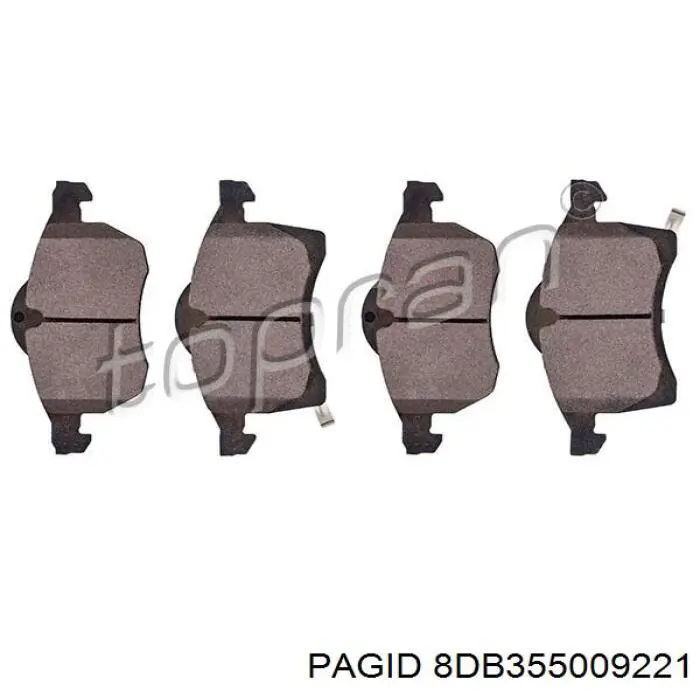 Pastillas de freno delanteras Opel Corsa X12