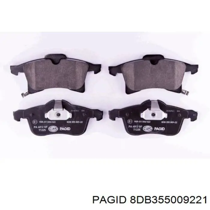 Pastillas de freno delanteras Opel Corsa X12